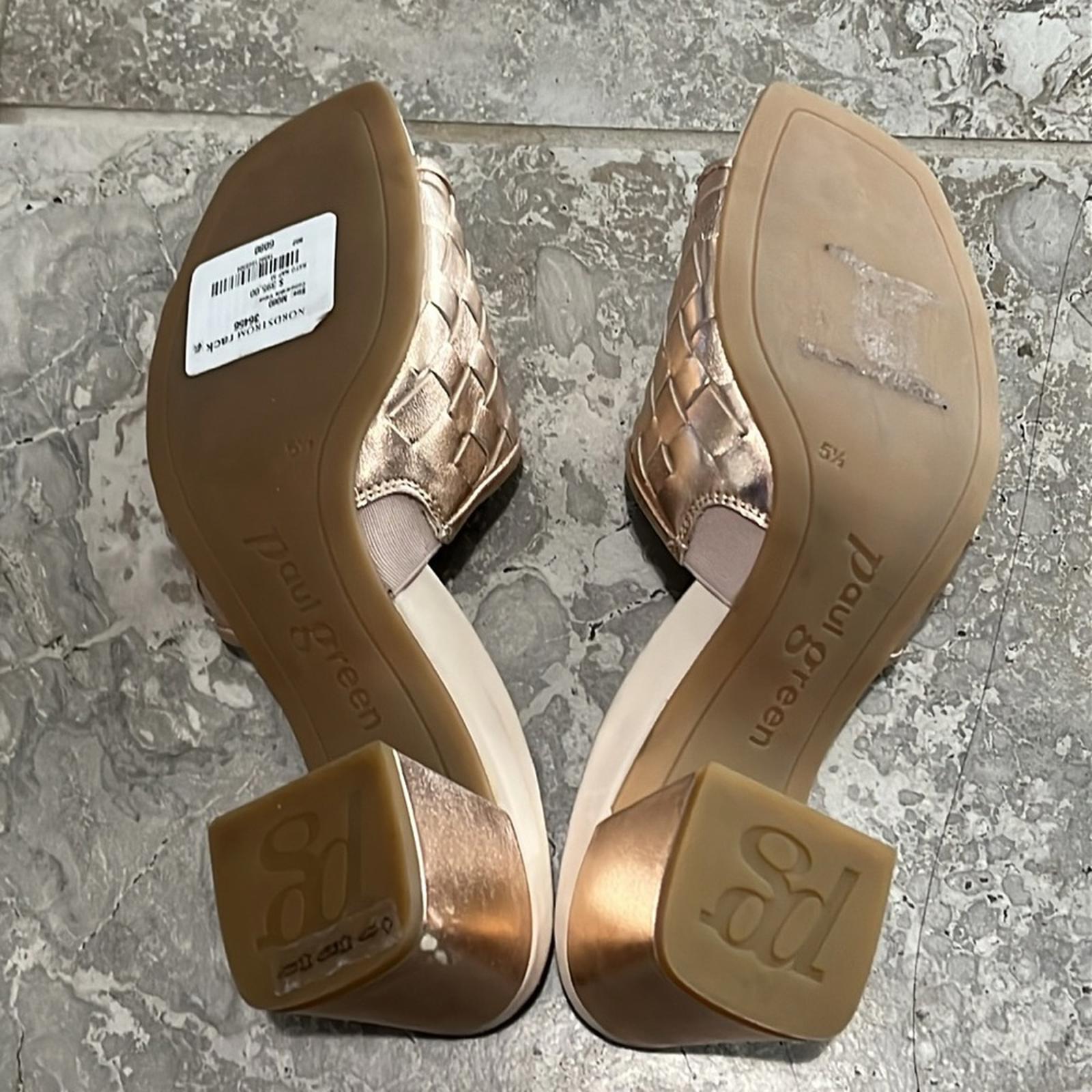 Paul Green Tisha Heel in Rosato Nappa Metallic, Size UK 5.5 US 8 EXCELLENT!