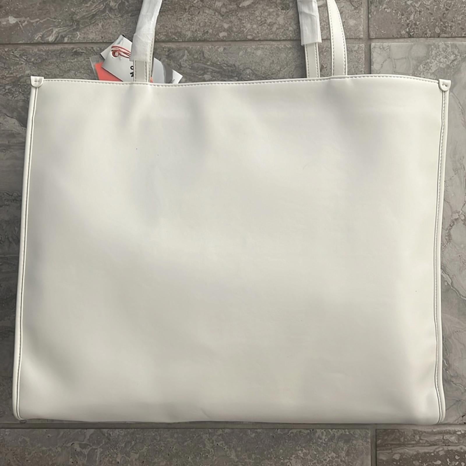 Simon Miller Logo Studio Tote in White, New with Tag