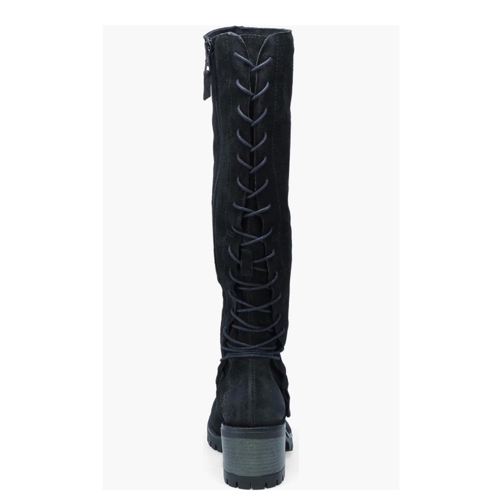 Miz Mooz Mayer Knee High Boots in Black, Size 36 NEW w/o Box