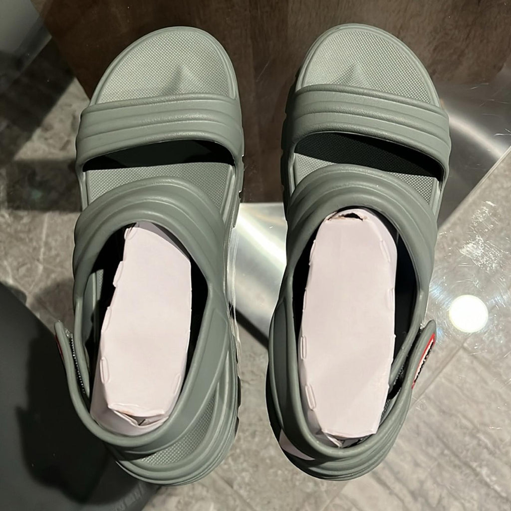 HUNTER Bloom Algae Foam Sandals in Sweet Gale Green, Size 11 New in Box