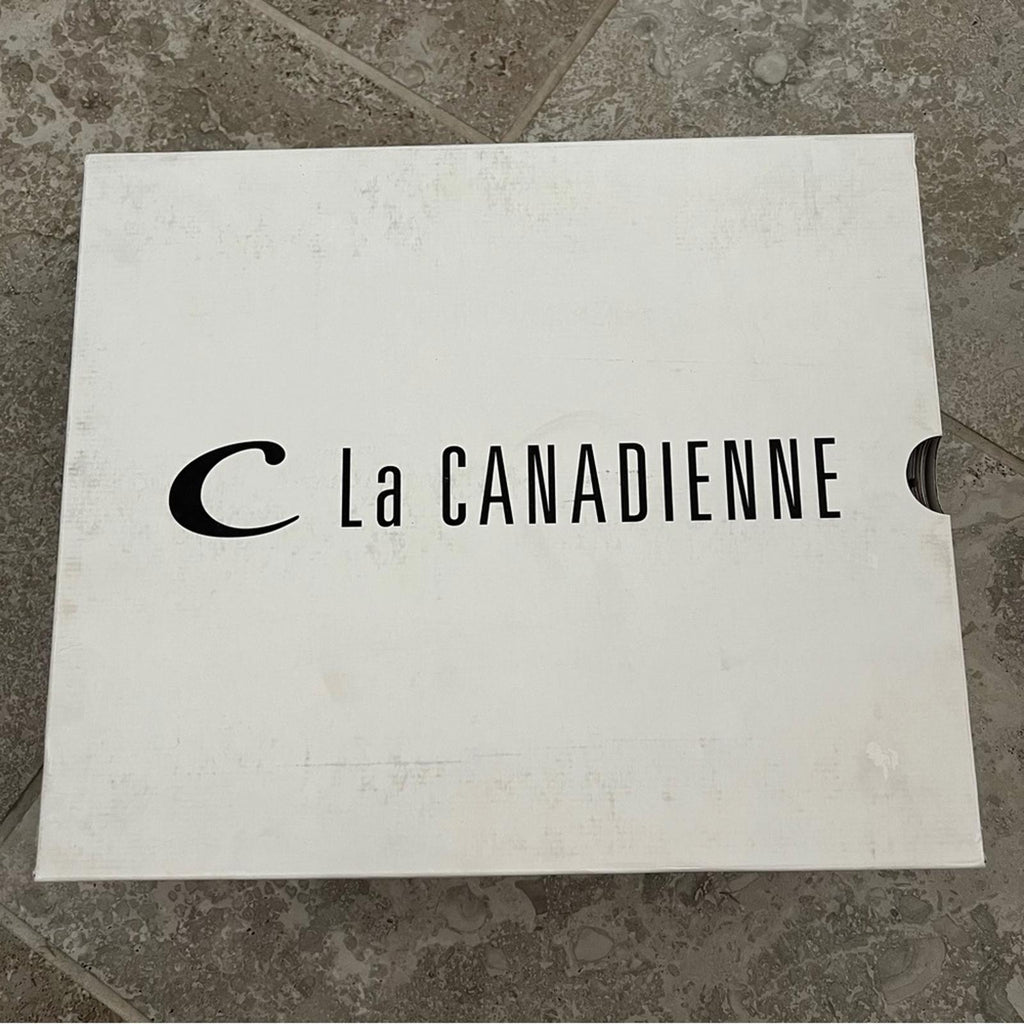 La Canadienne Abba Suede Shearling Waterproof, Brown Size 5M NEW Retail $585