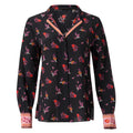 New Kobi Halperin Neo Silk Contrast Print Blouse, Size S New w/Tag $478