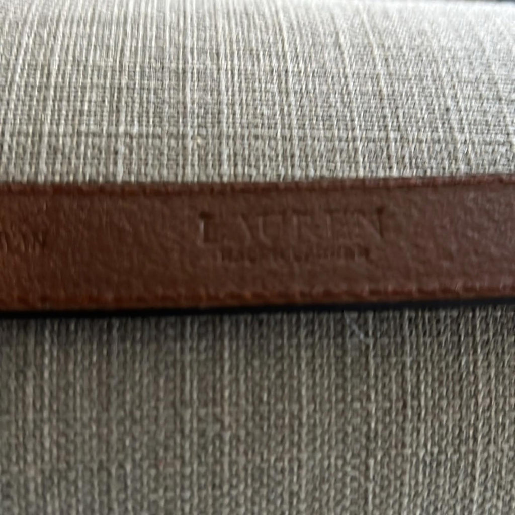 Lauren Ralph Lauren Turn-Lock Leather Belt in Brown, Size L NEW w/Tag