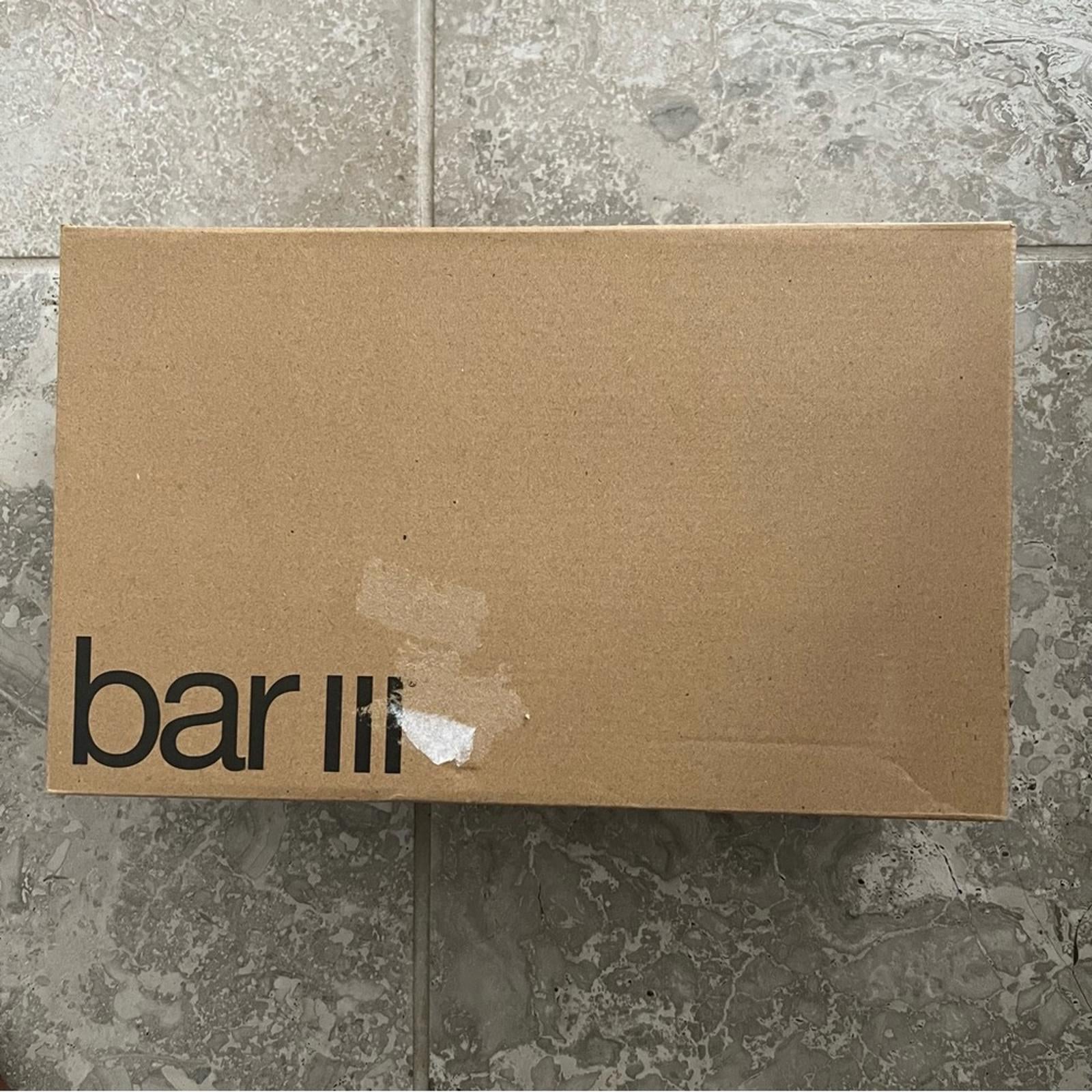 NWT Bar III Arrica Slingback Pumps, Silver Bling Size 7M New in Box Retail $89.5