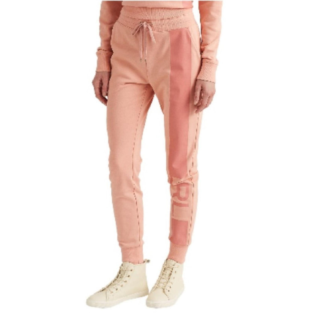 Lauren Ralph Lauren French Terry Plain Jogger Pants, Pink Size XXL New w/Tag