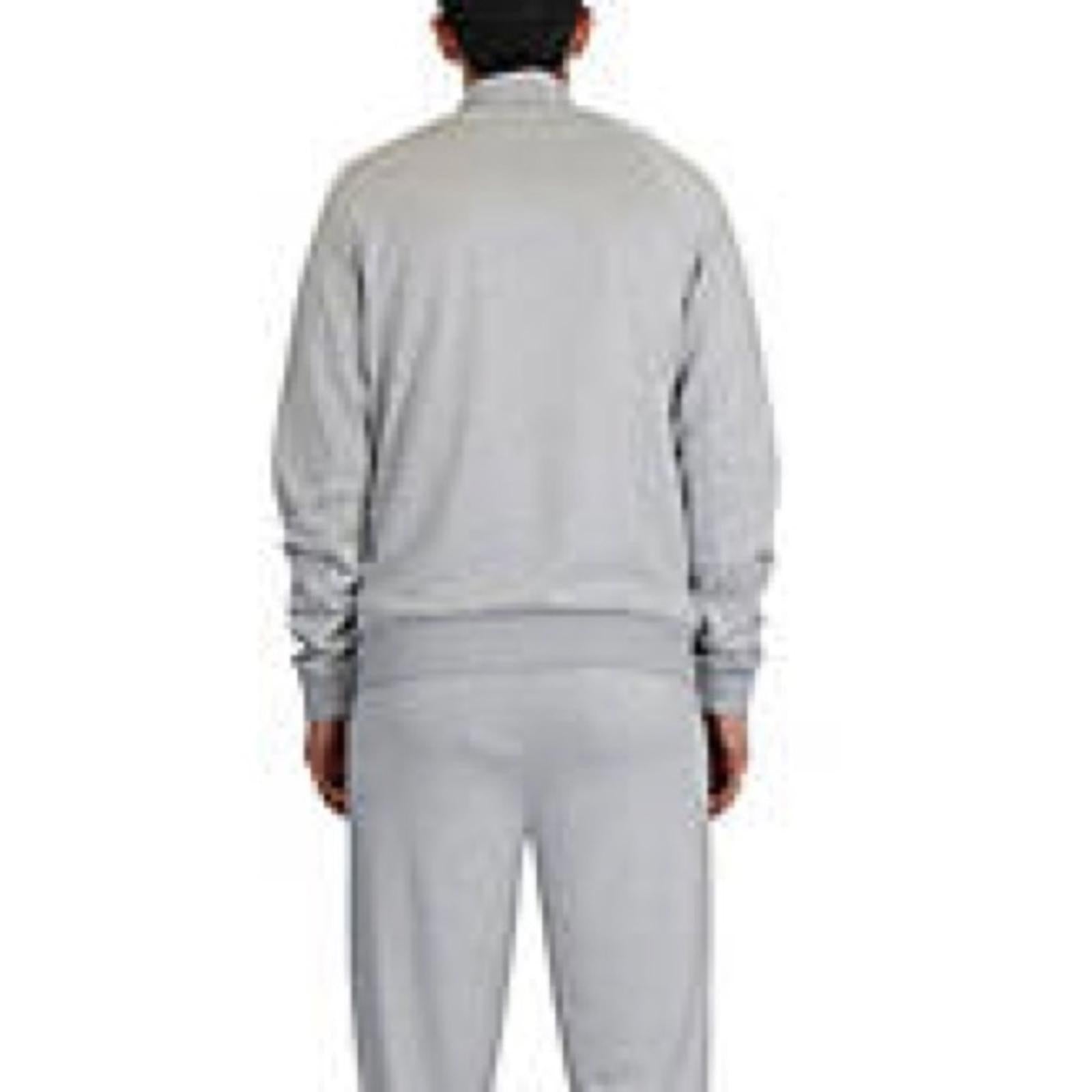 Blue Ice Moisture Wicking Performance Active Track Jacket in Grey, Size L NWT