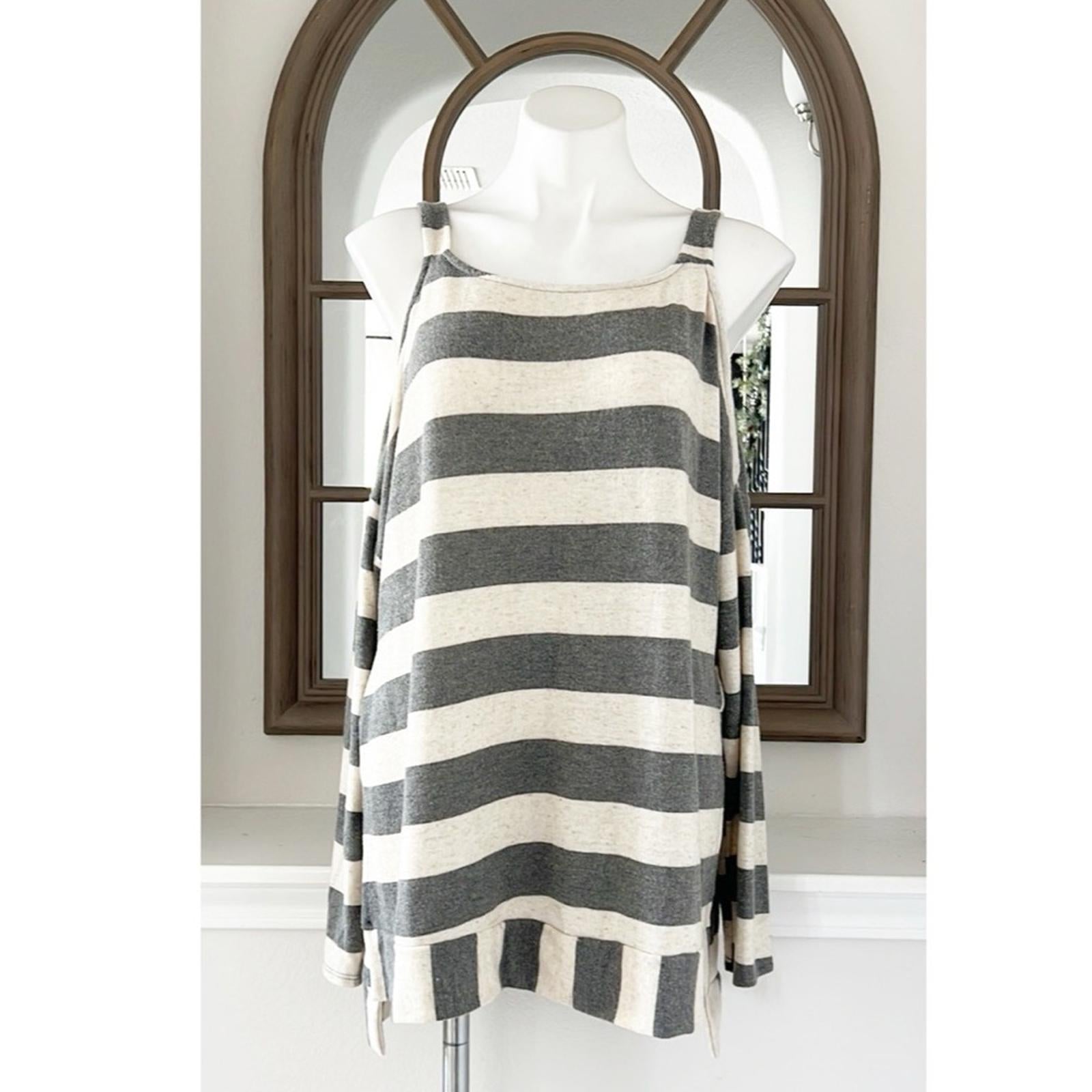 143 Story by Line Up Striped Sweater w/Dolman Sleeves, Size L NEW w/Tag