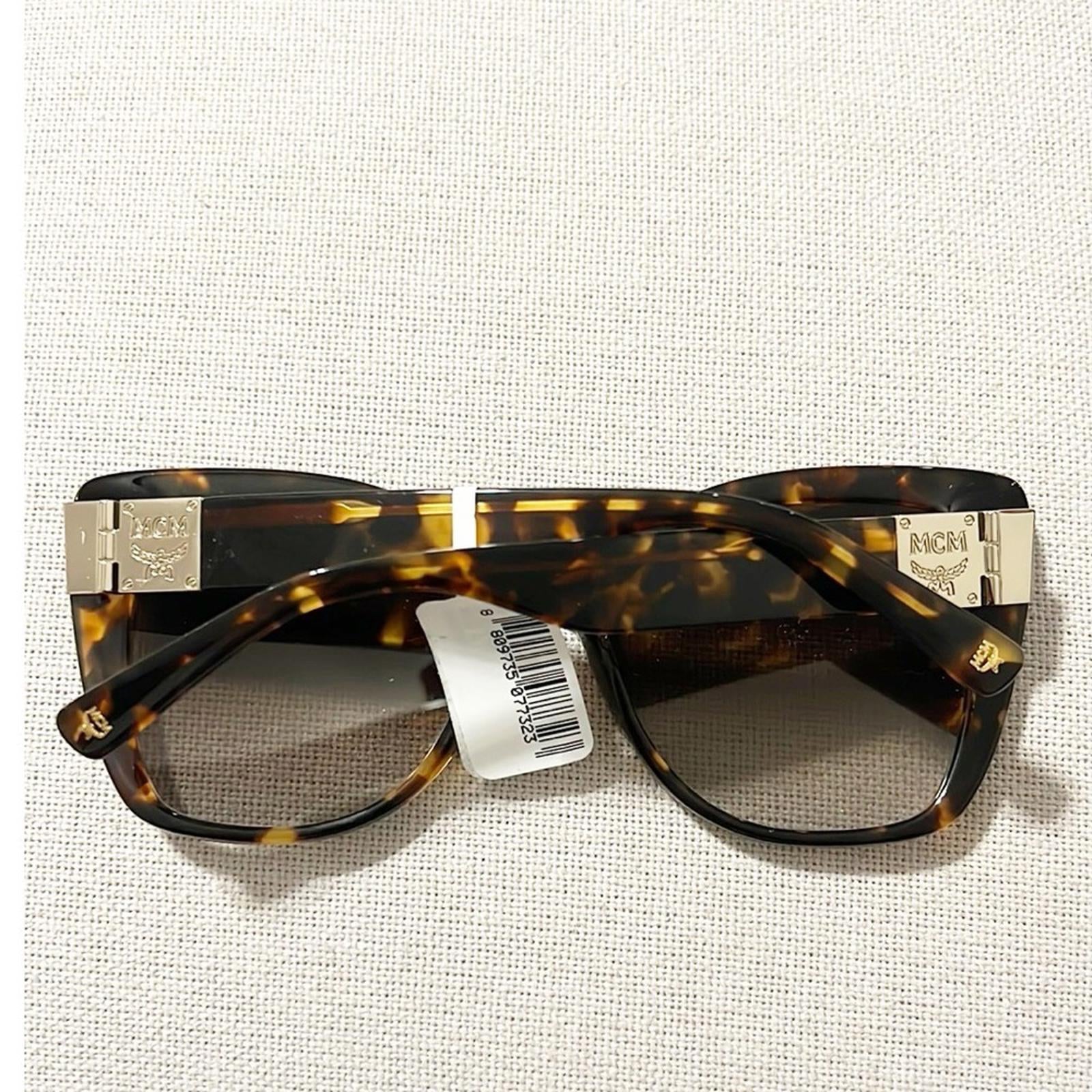 MCM Butterfly Sunglasses with Gradient Grey Lenses, Brown/Tortoise, NWT