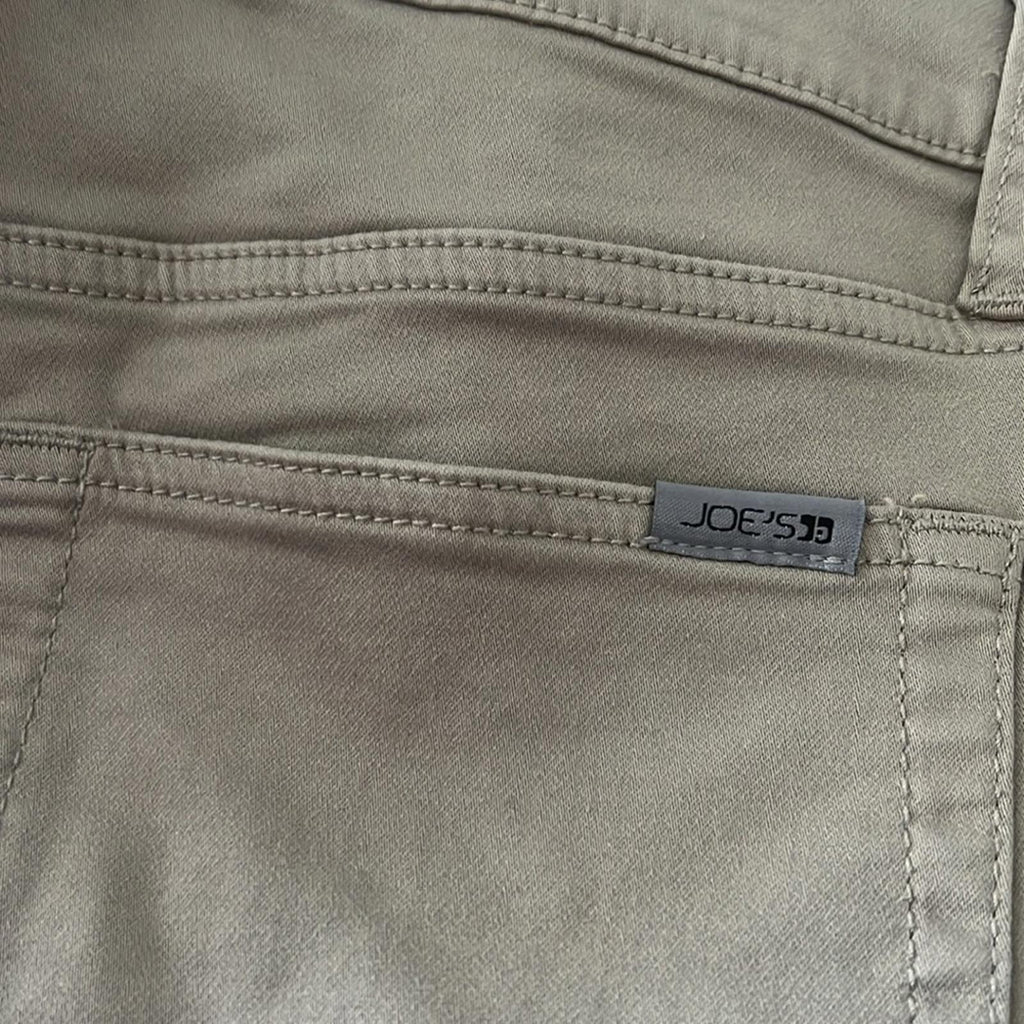 JOE'S JEANS Slim Fit Khaki French Terry Jeans, Size 32 New w/Tag Retail $179