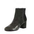 Franco Sarto Suede Velvet Jubilee Booties in Nimbus Grey, Size 7.5 New in Box