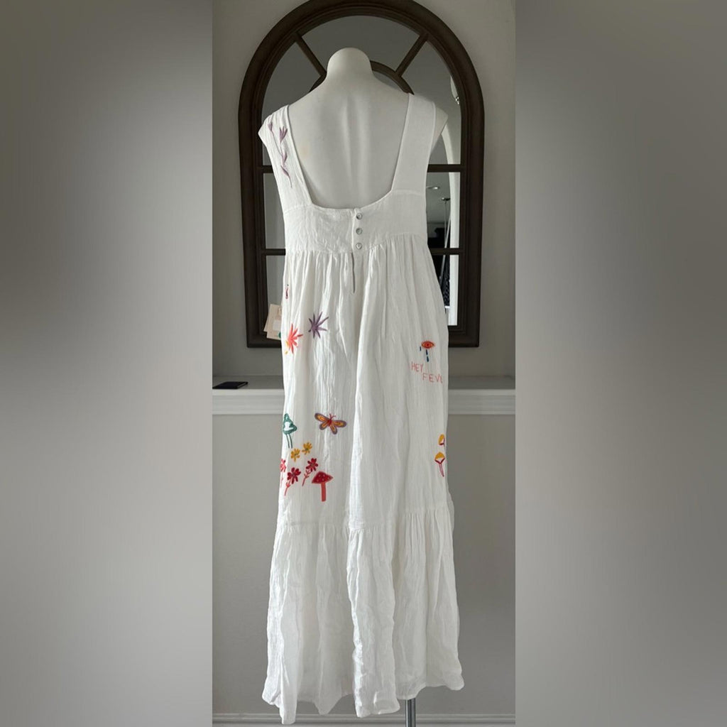 MOTHER The Love Story Summer Dreams Dress in White, NWT, Size L
