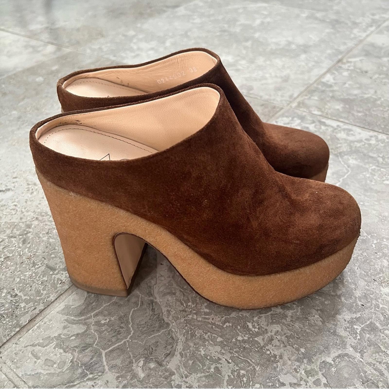 AGL Sista Mule - Cognac Size 38.5 Retail $545