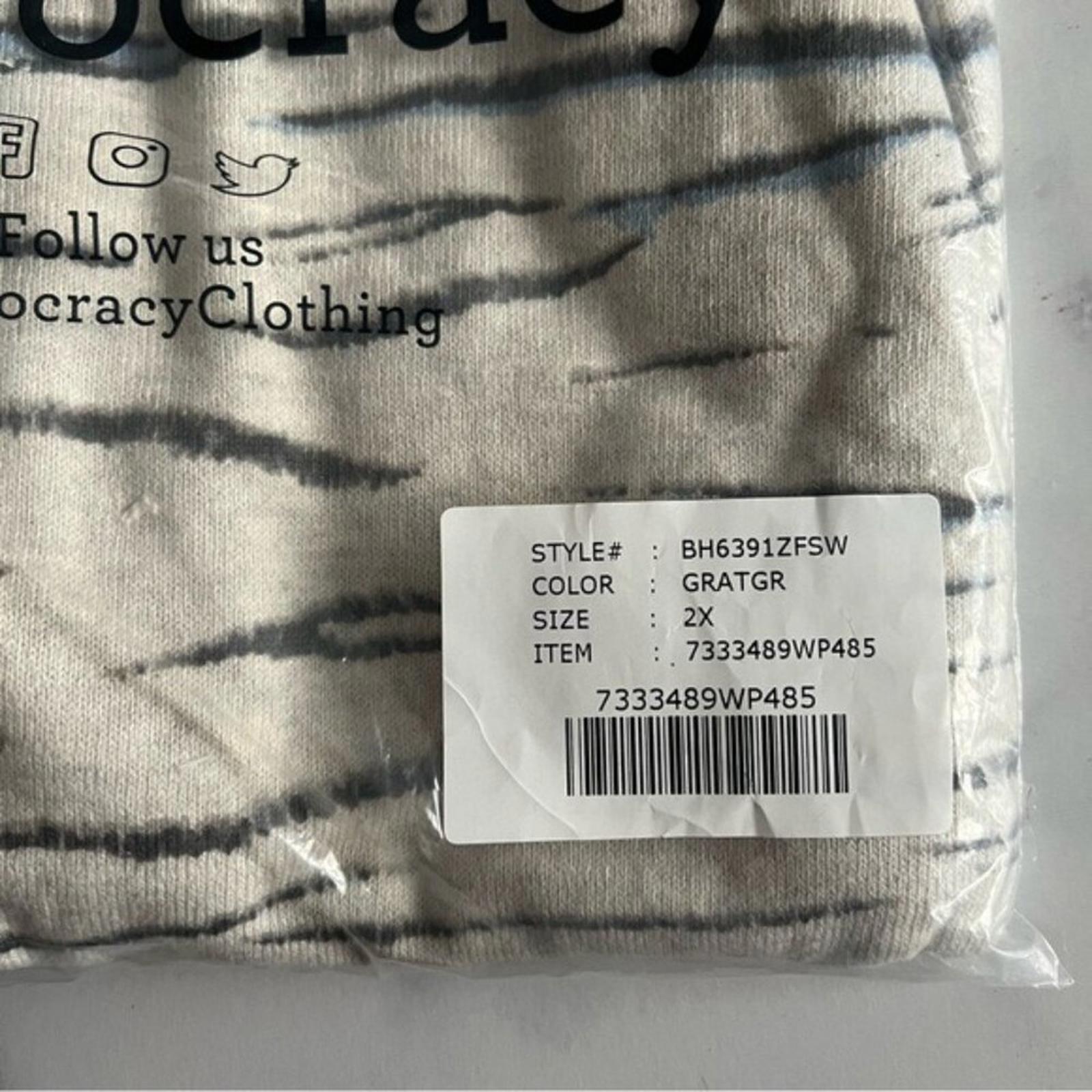 NEW Democracy Zebra Print Sweater w/Pockets, Plus Size 2X New w/Tag in Packaging