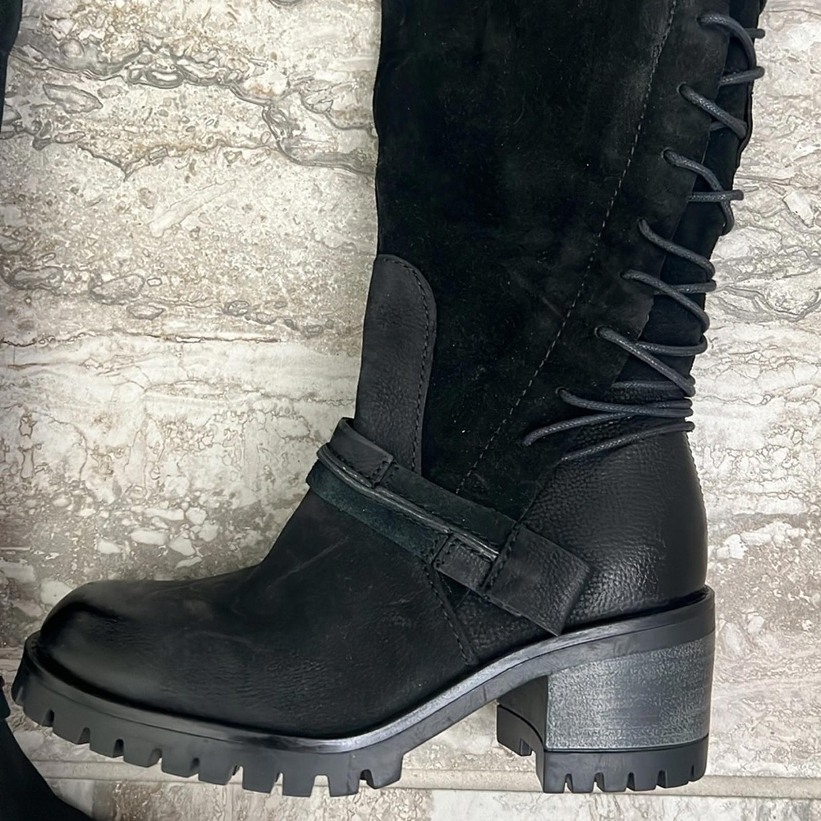 Miz Mooz Mayer Knee High Boots in Black, Size 36 NEW w/o Box