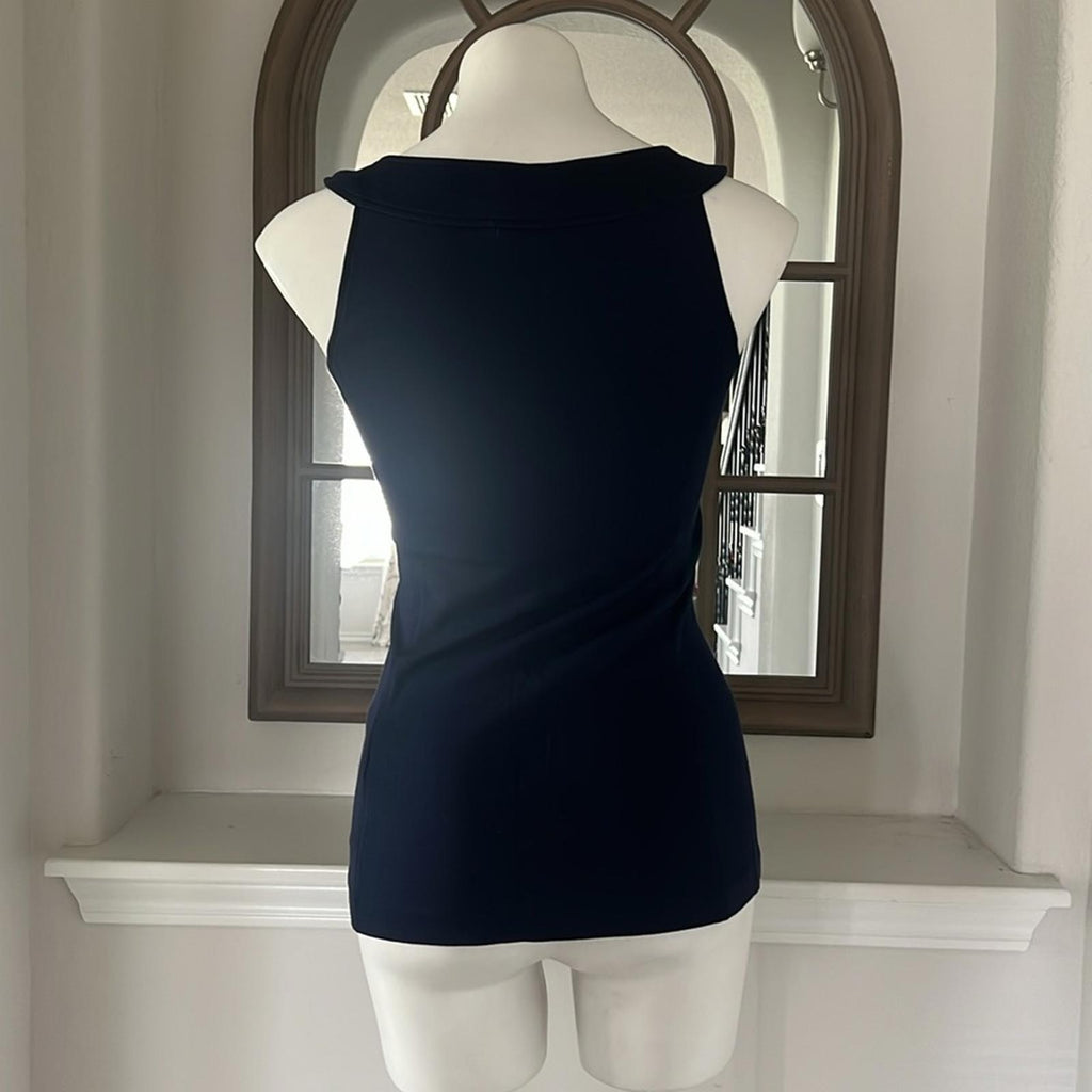 NEW Ralph Lauren (Black Label) Halter Top, Navy Size 6 New w/o Tag