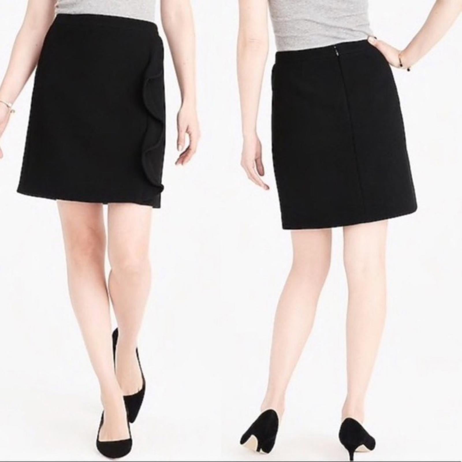 J. Crew Skirt Wool Blend Pleated Flap Mini, Plus Size 24, NEW