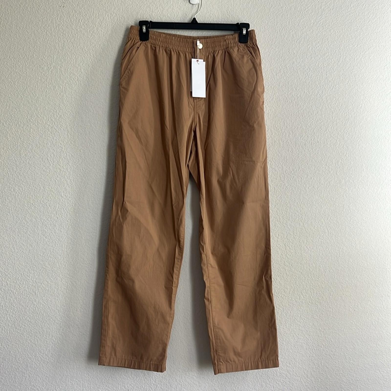 Lacoste Men’s Relaxed Fit Track Pants in Beige, NWT, Size L