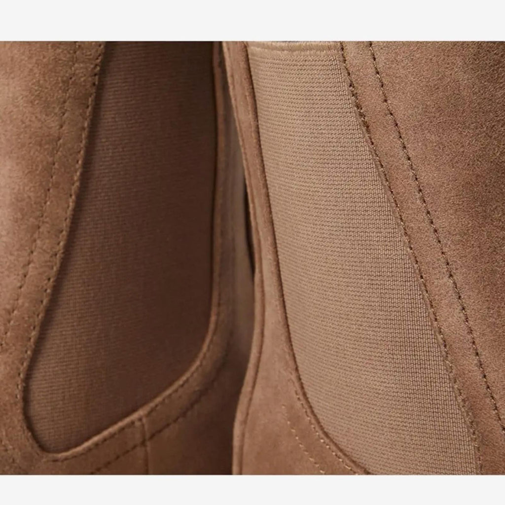 Dolce Vita Tobias Platform Lug Chelsea Boots in Truffle, Size 10 NEW in Box