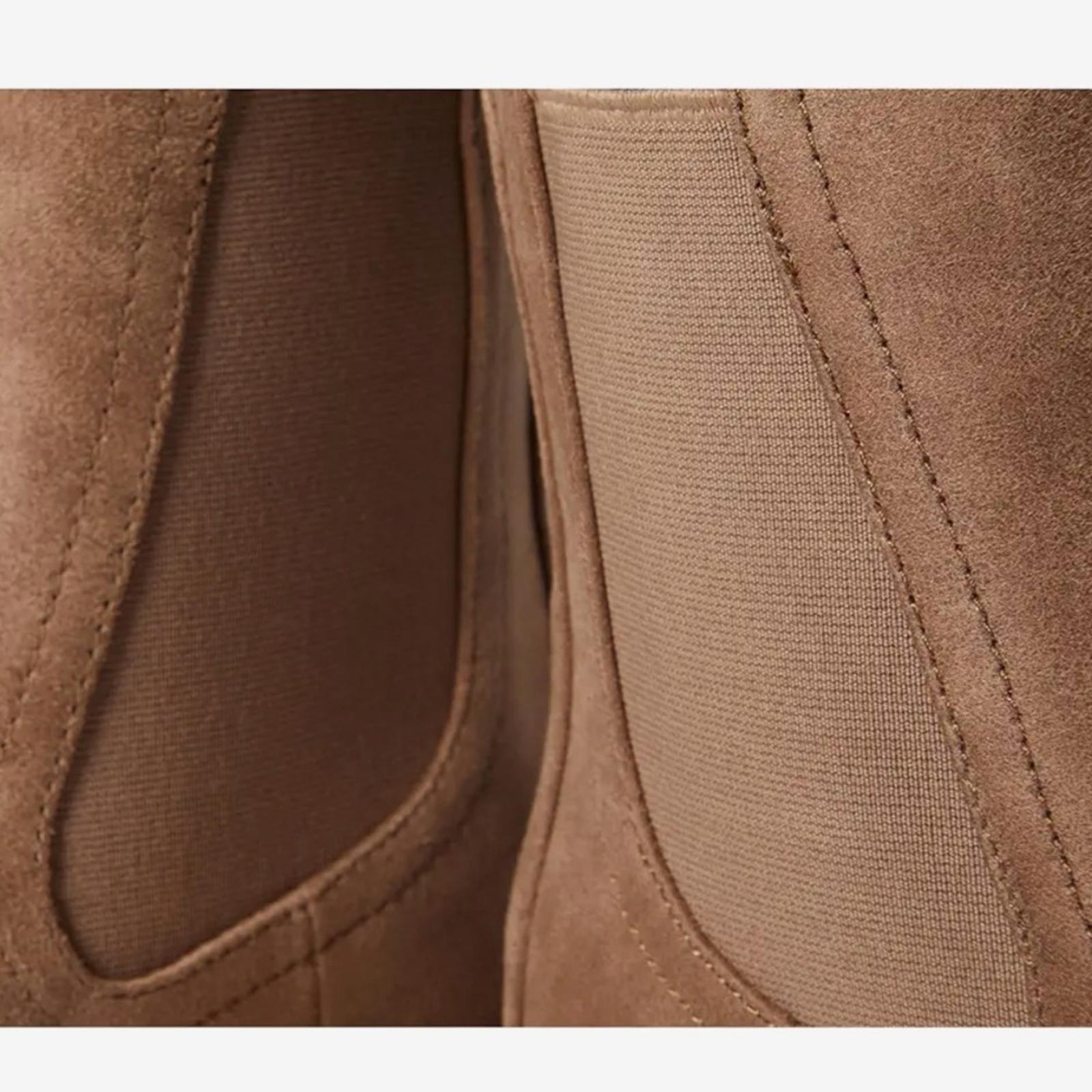 Dolce Vita Tobias Platform Lug Chelsea Boots in Truffle, Size 10 NEW in Box