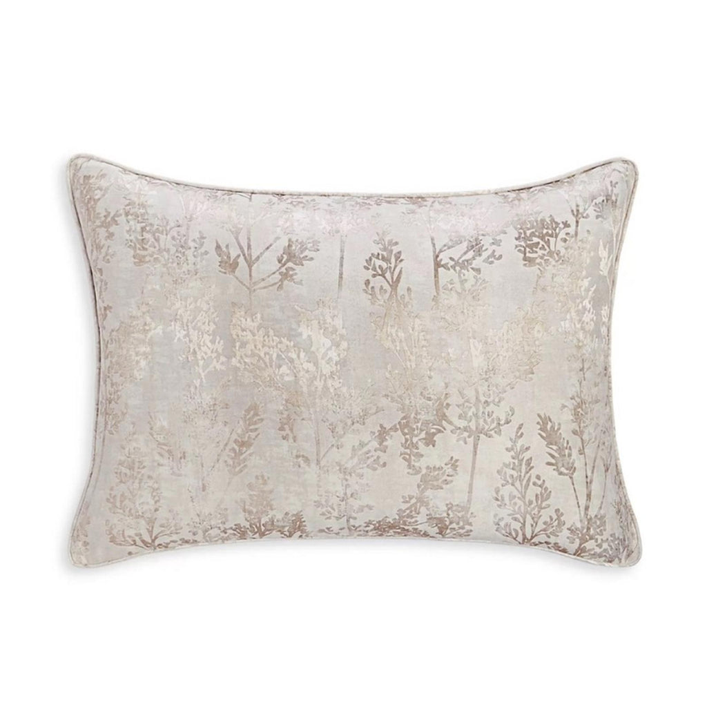 Hudson Park Collection Foglia King Sham, Gold/Beige New w/Tag $160