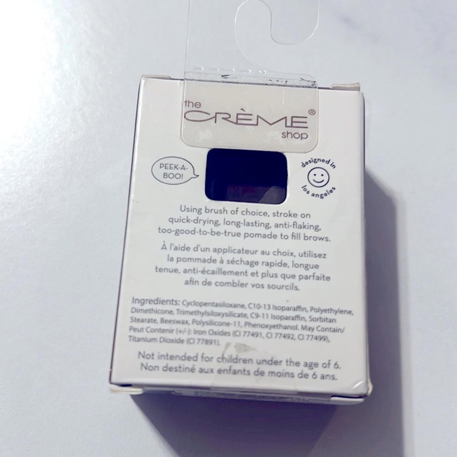 The Crème Shop Eyebrow Pom Pom in Dark Brown New in Box