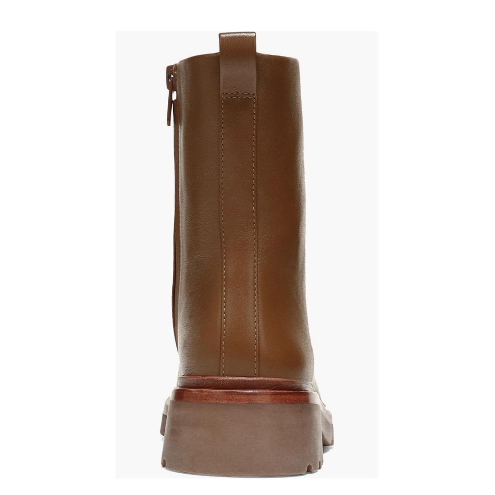 VINCE Remi Booties in Dark Taupe, Water Repellent Size 8.5 New w/o Box