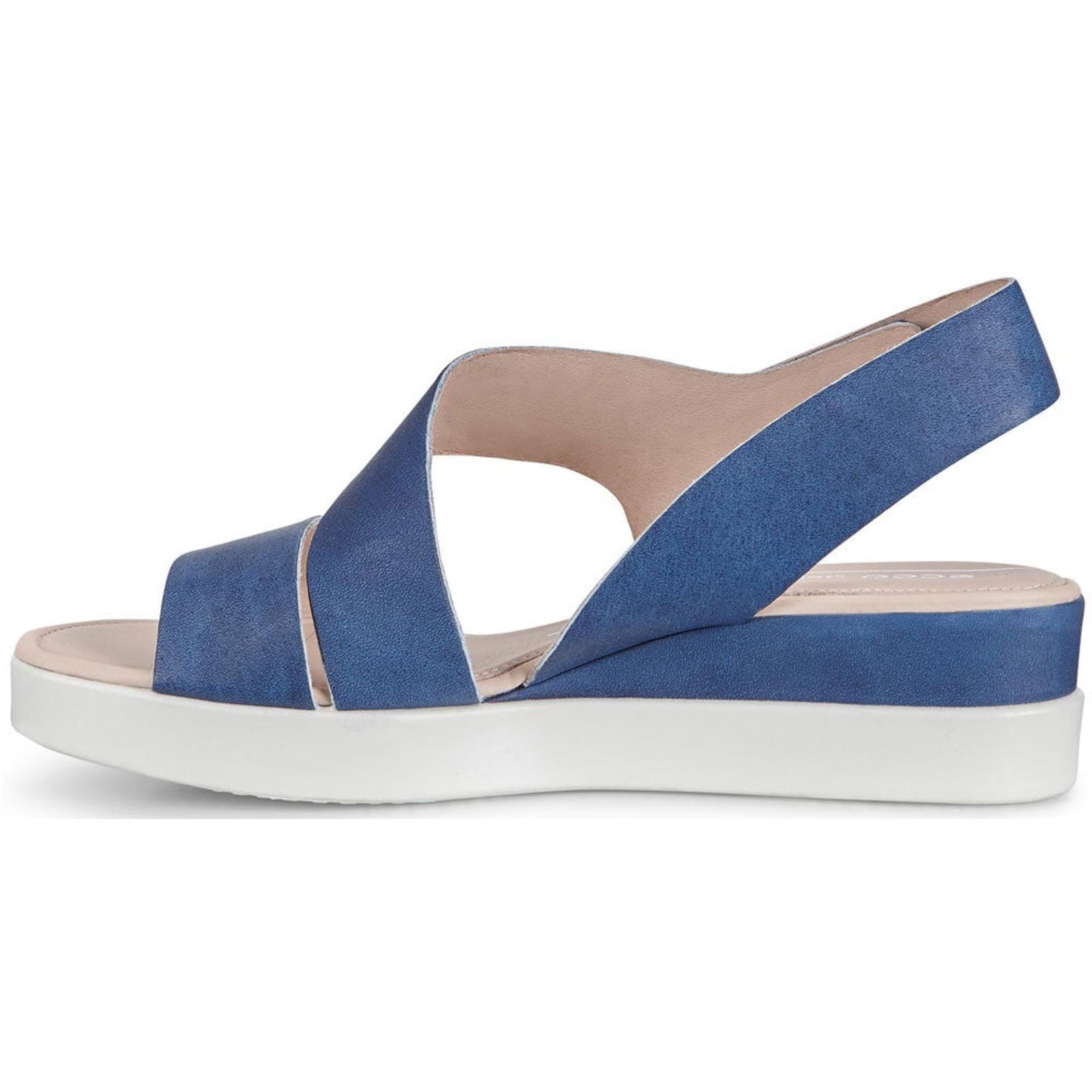 ECCO Touch Sandal Indigo Leather, Size EU 41 | US 10-10.5 New in Box Retail $150