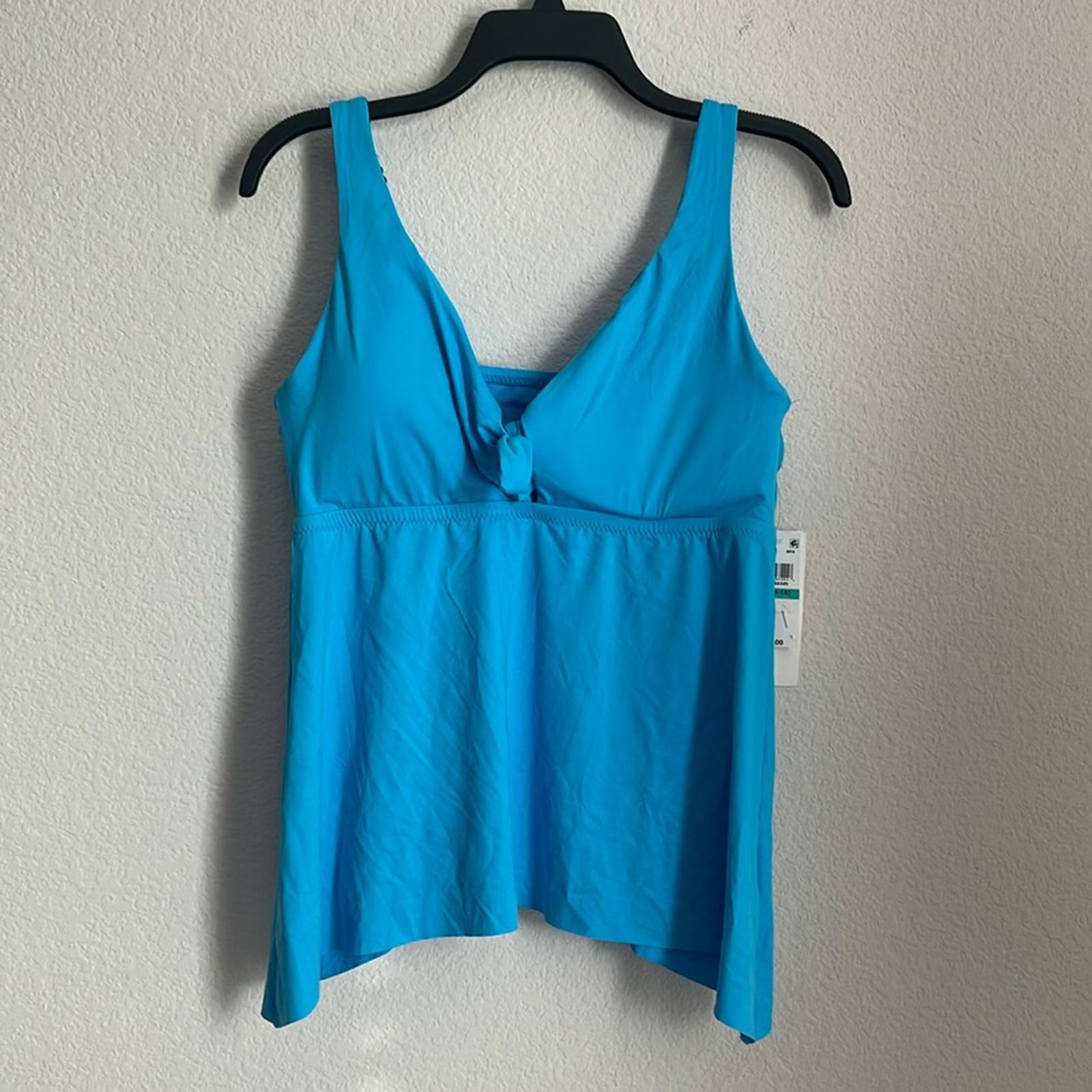 Becca Etc Tankini Swimsuit in Blue, NWT, Size 0X (14-16)