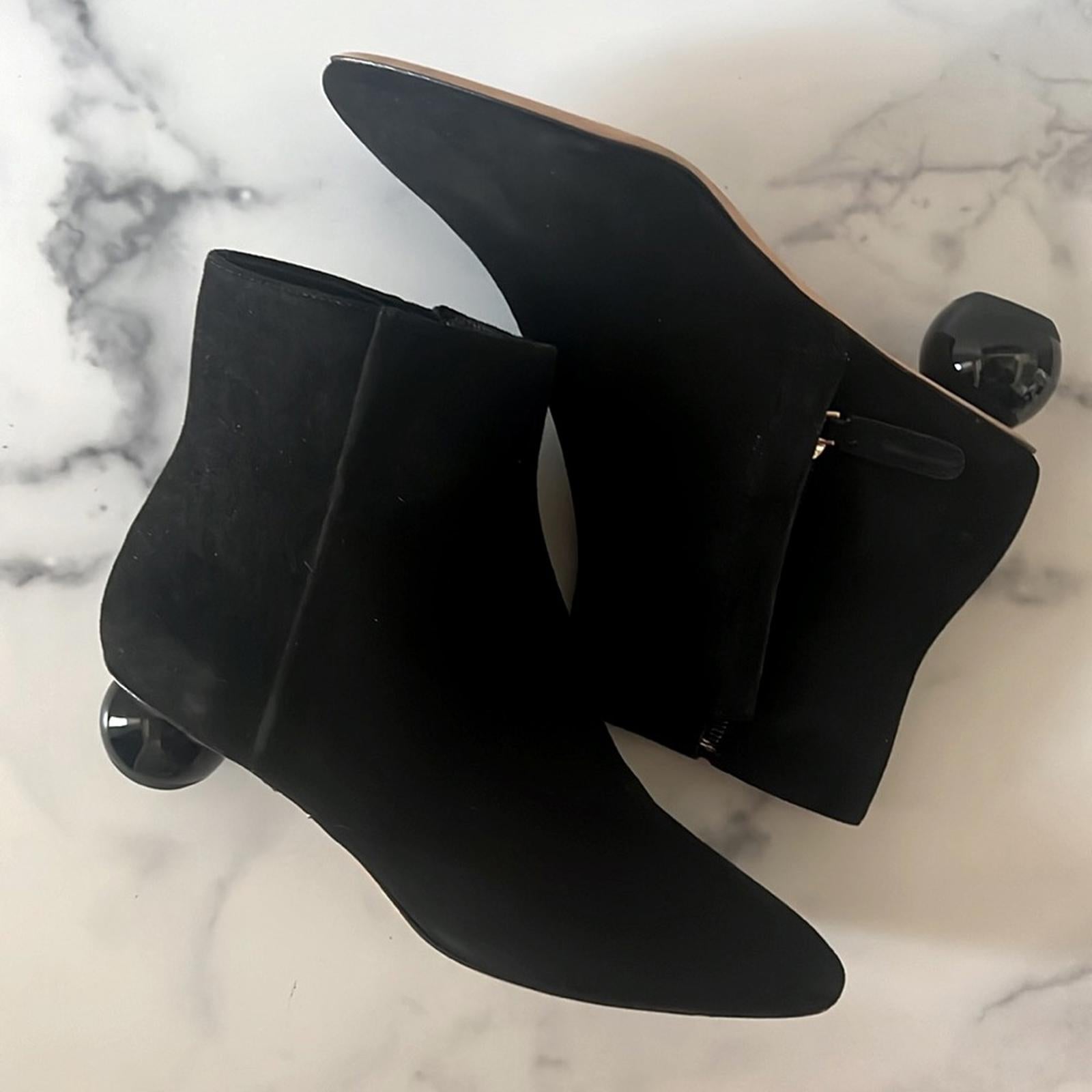 Kate Spade New York Sydney Pointed Toe Dress Booties, Black Size 6 New in Box