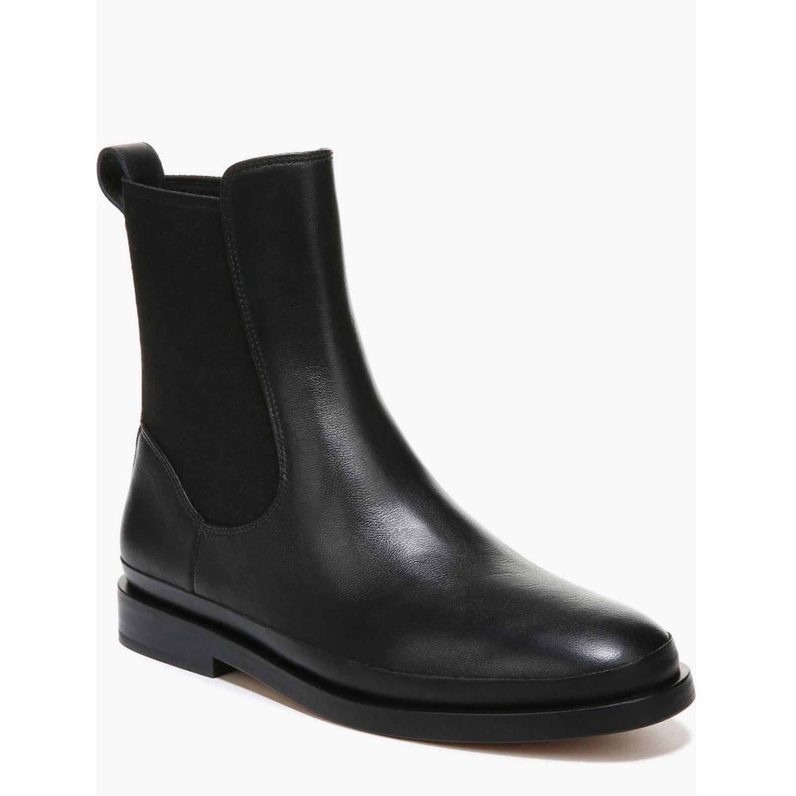 NEW Vince Cecyl Chelsea Leather Ankle Boots in Black, Size 7.5, New without Box