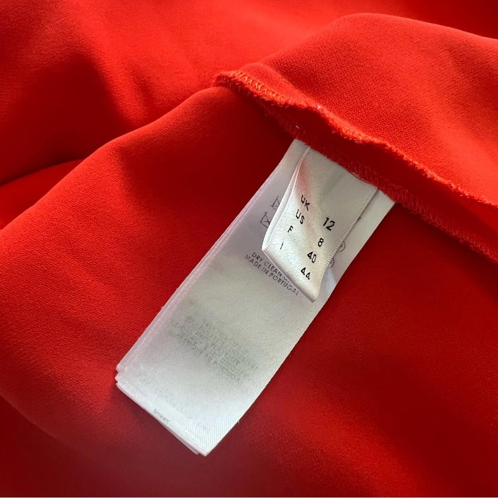 Victoria Beckham Back Tie Midi Shift Dress, Size UK12, US8 EXCELLENT!
