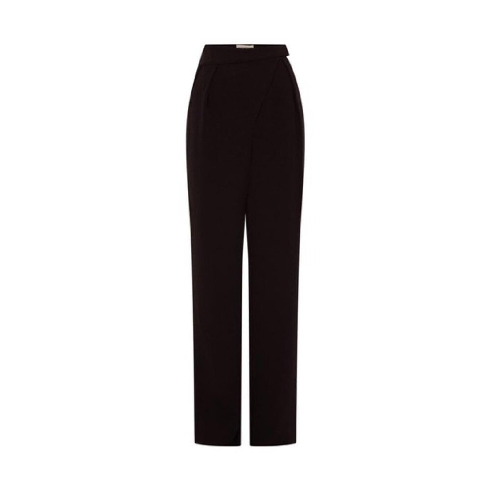Nicholas Nerissa Asymmetric Cut-Out Pants in Black, NWT, Size 2 Retail $395