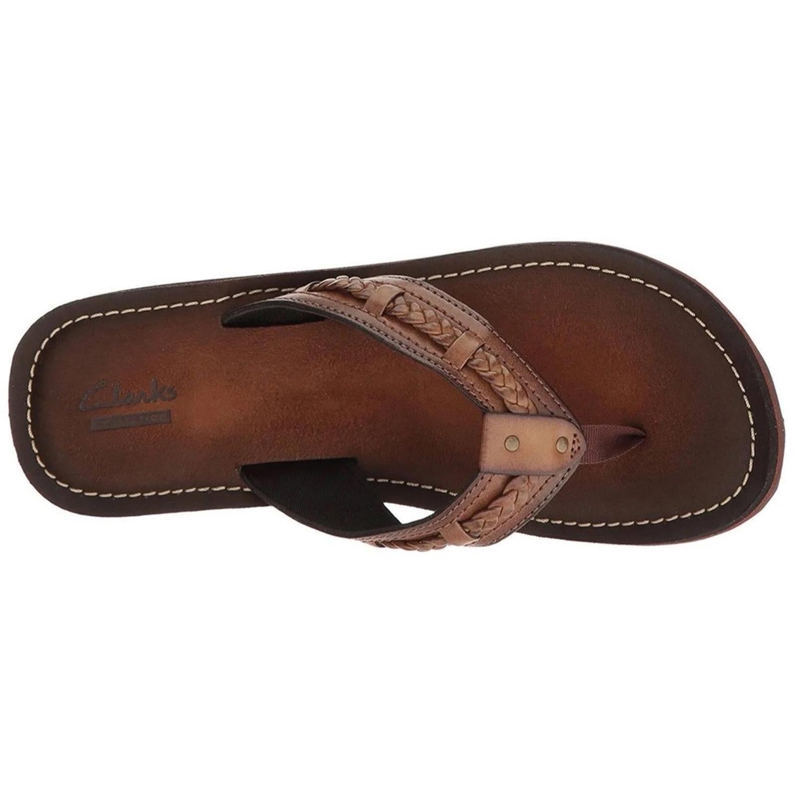 Clarks Fenner Nerice Honey Leather Sandals, Mon Chéri Size 9 New in Box
