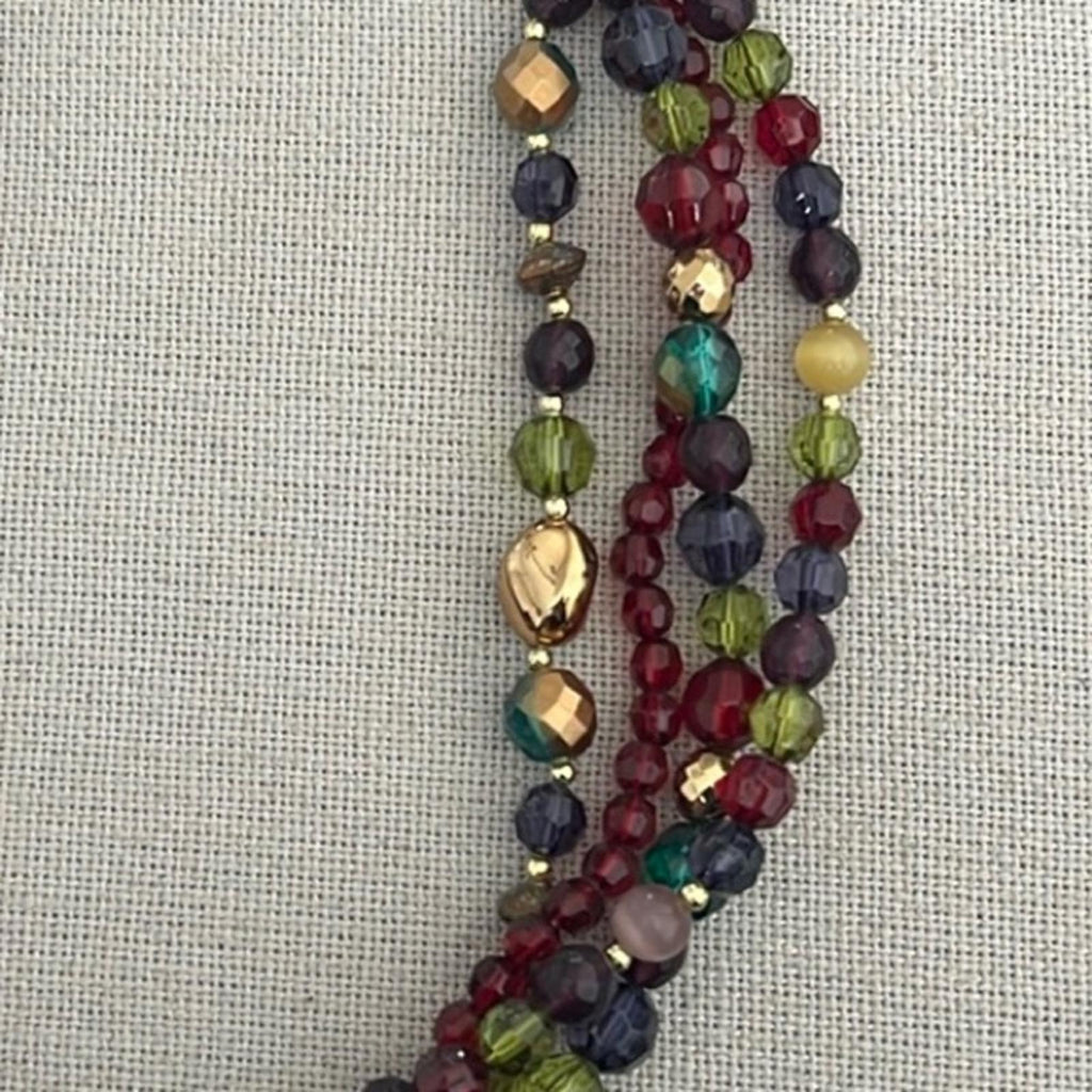 Beaded Necklace, Multicolor