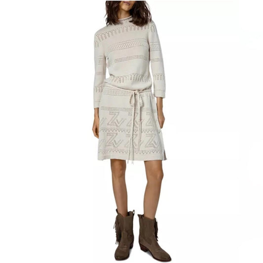 Zadig & Voltaire Cecily ZV Monogrammed Knit Dress, Size S New w/Tag $548