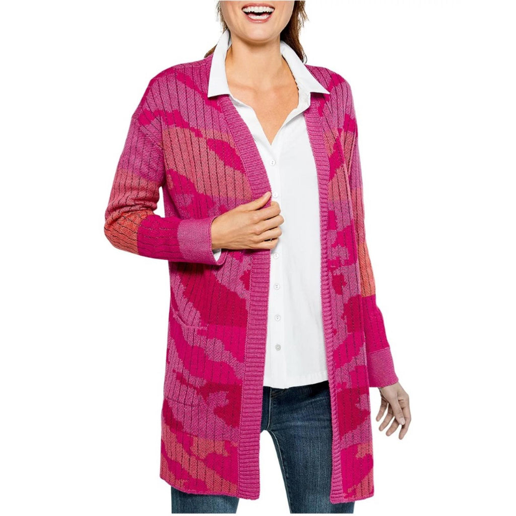 NIC+ZOE Sun Chaser Cardigan in Pink Multi, Size S, New w/Tag $168