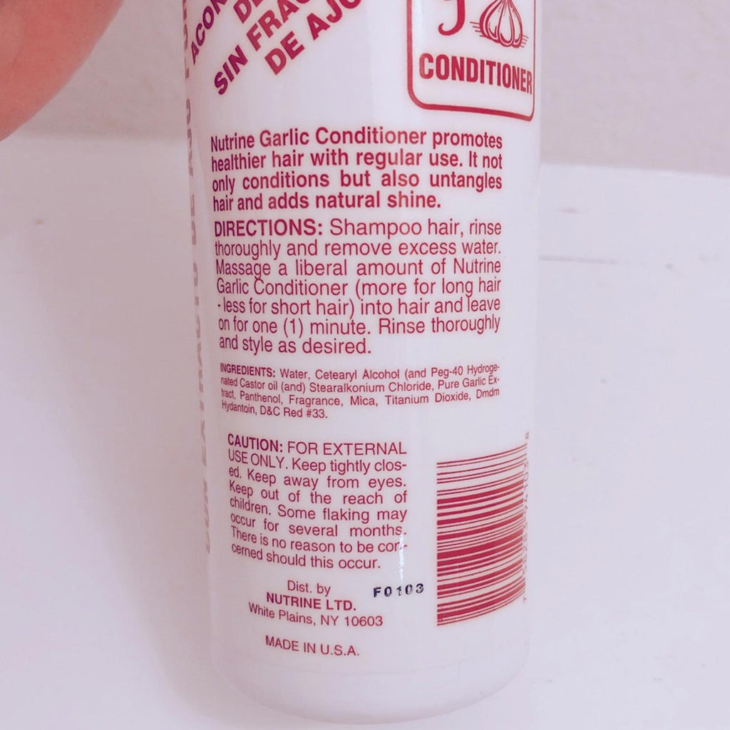 x2 Nutrine Garlic Hair Conditioner, 20 fl. oz/Each