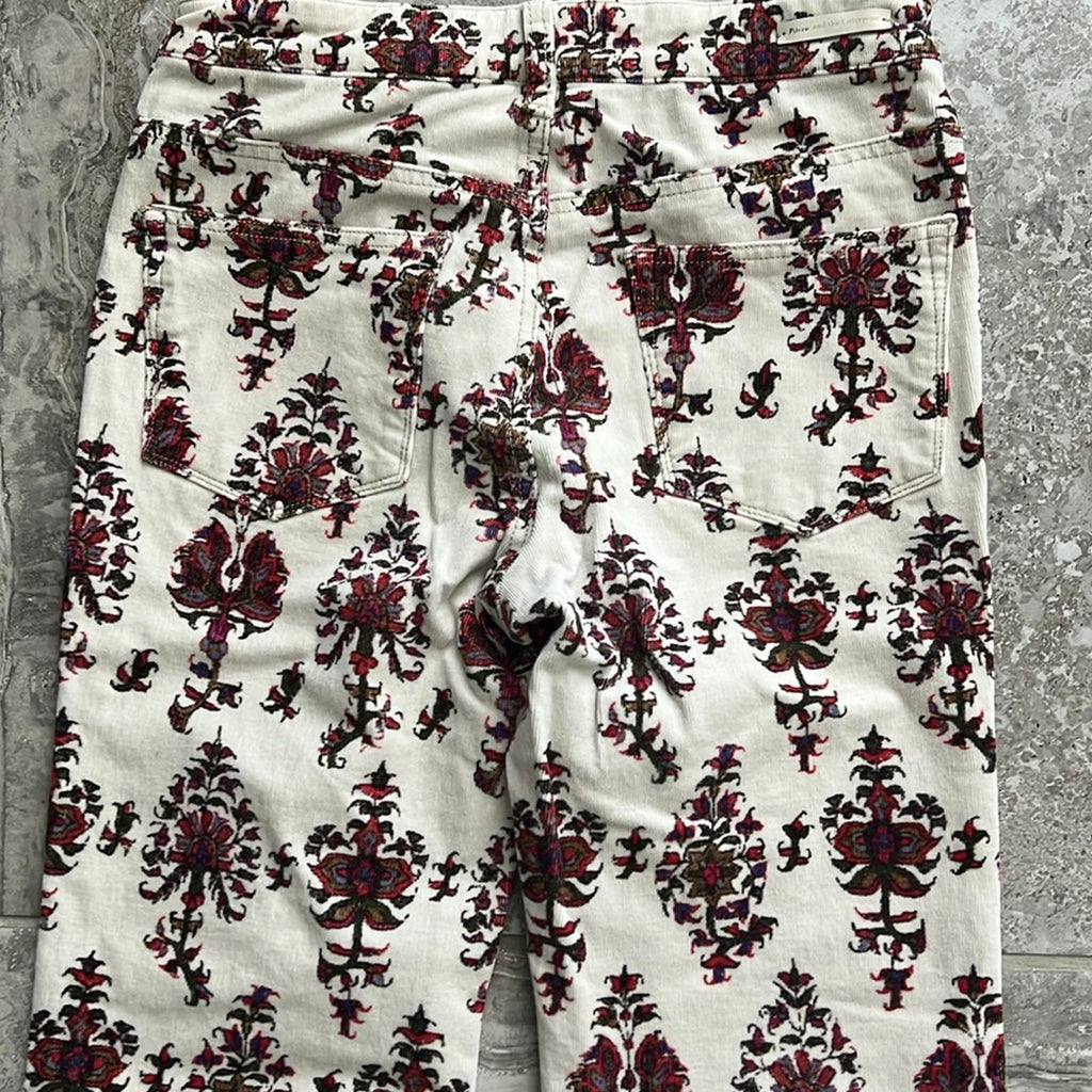 Anthro’s Pilcro and the Letterpress High-Rise Bootcut Retro Cords Pants Size 28