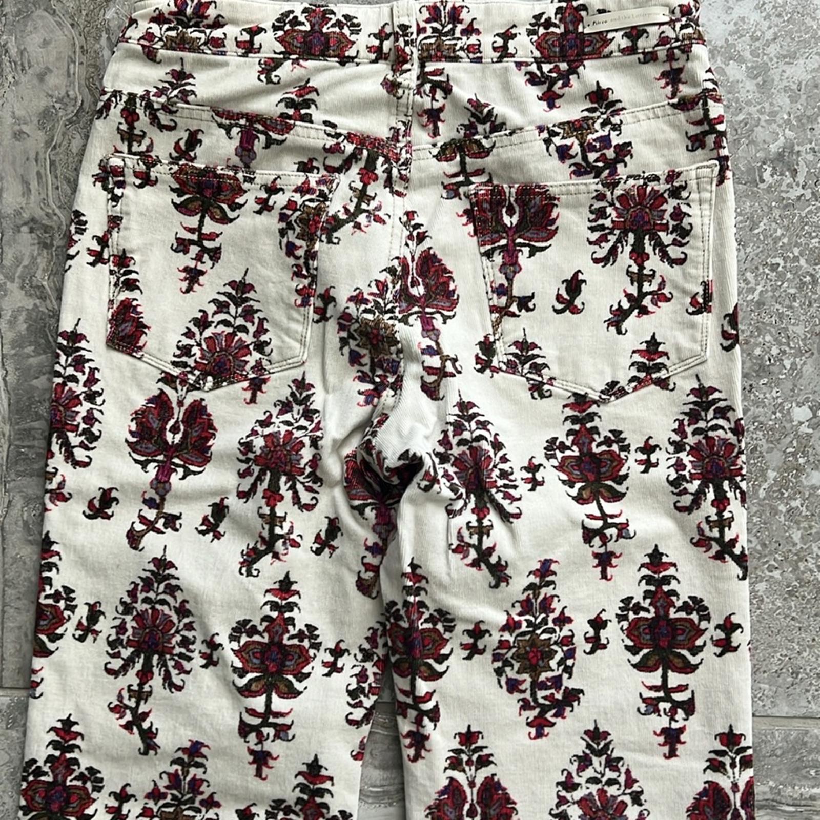 Anthro’s Pilcro and the Letterpress High-Rise Bootcut Retro Cords Pants Size 28