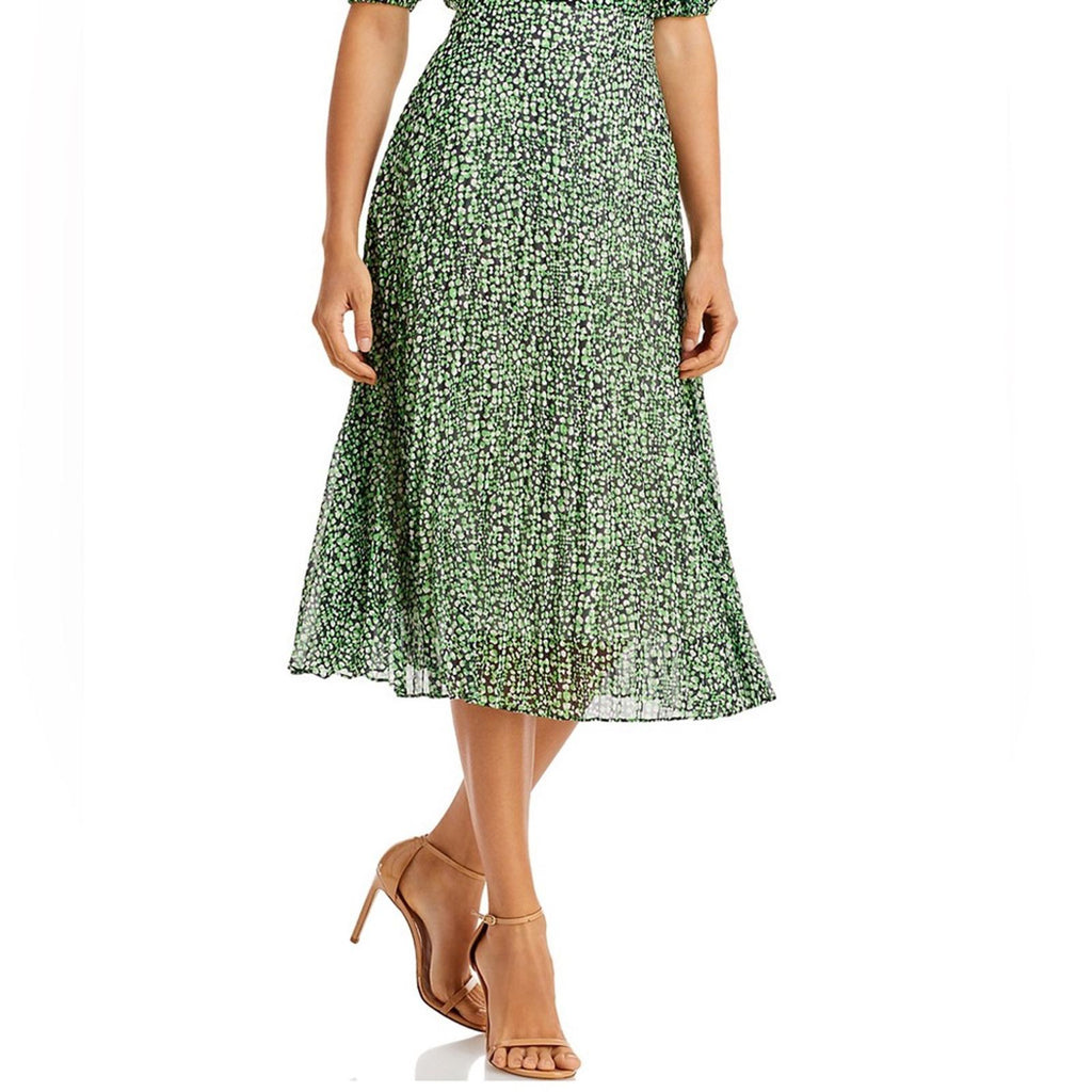 BOSS Vaplina Pleated Skirt in Midnight Fantasy, Size 2 New w/Tag, Retail $278
