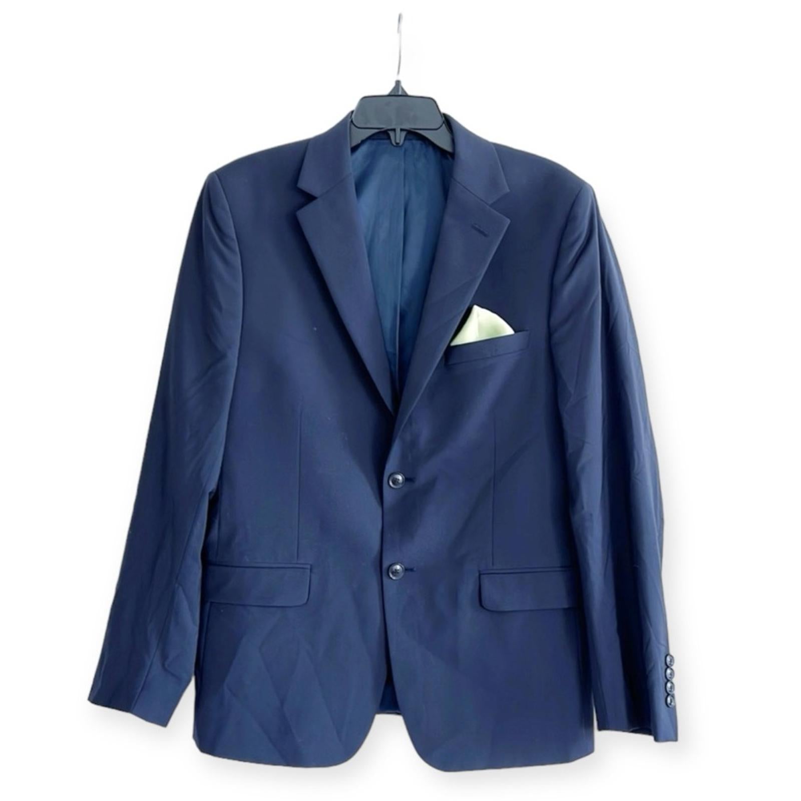 NEW Calvin Klein Two-Button Skinny Fit Wool Suit Jacket, Size 42R Retail $450