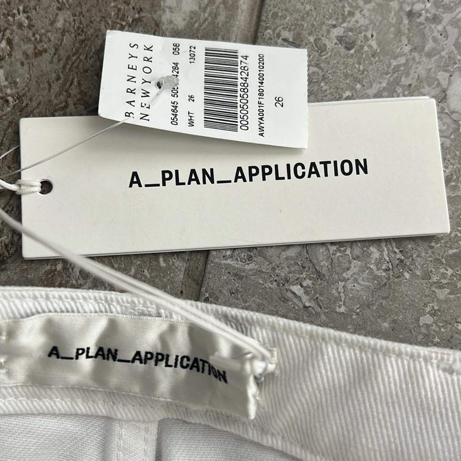 A_Plan_Application High Waist Bootcut Jeans Optical White, Size 26, NWT SOLD OUT