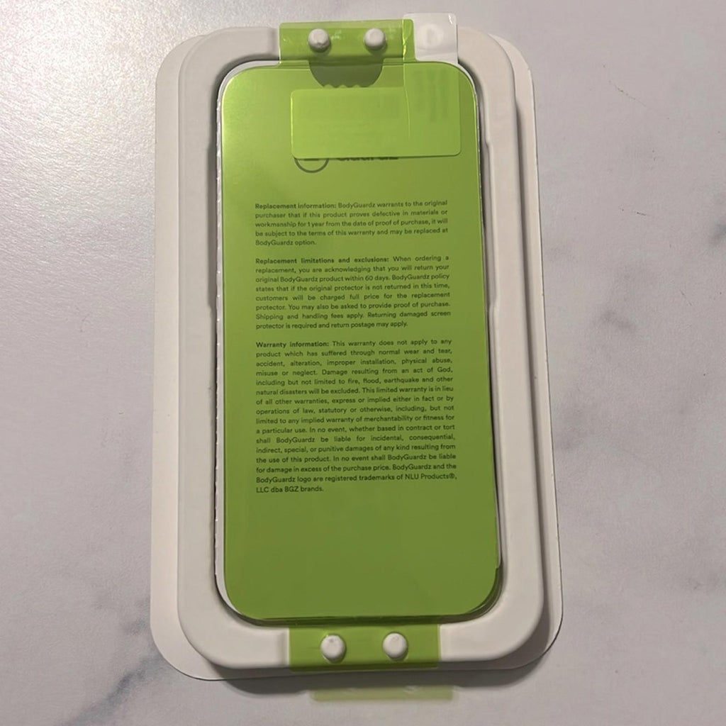 BodyGuardz Pure Glass Screen Protector for Apple iPhone 6.1Pro (2022), Clear