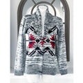 Lucca Couture Aztec Cardigan Front Button Size L EXCELLENT!