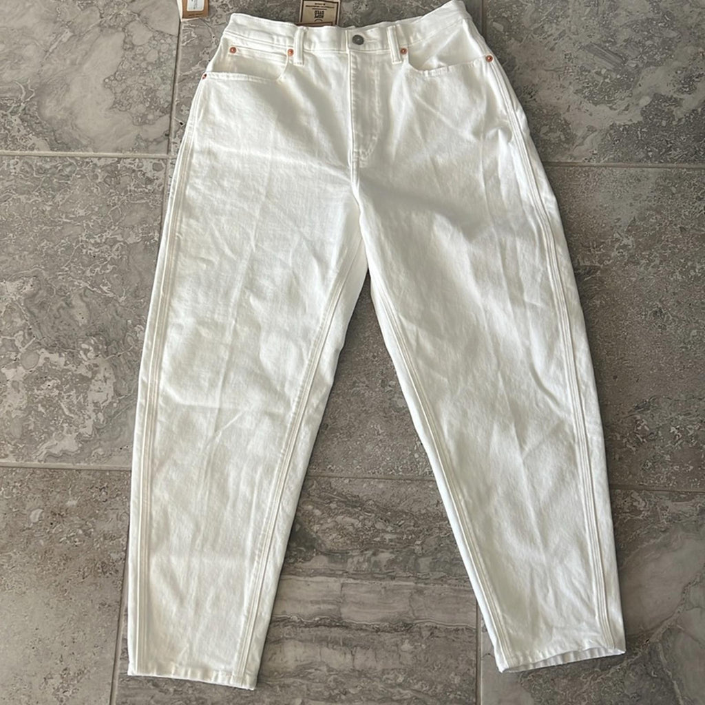 Polo Ralph Lauren Curved Tapered Jeans in Crocus Was/White Size 28 NEW w/Tag