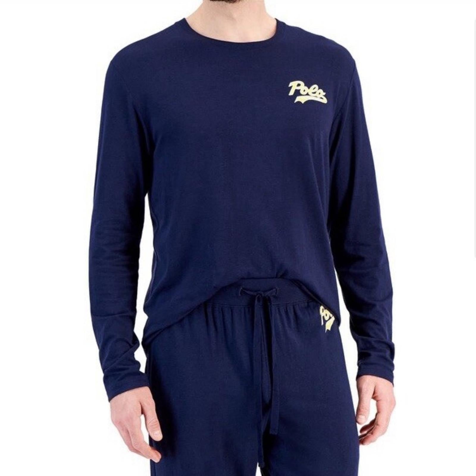 Polo Ralph Lauren Men’s Long Sleeve Sleep Shirt in Cruise Navy, NWT, Size XL
