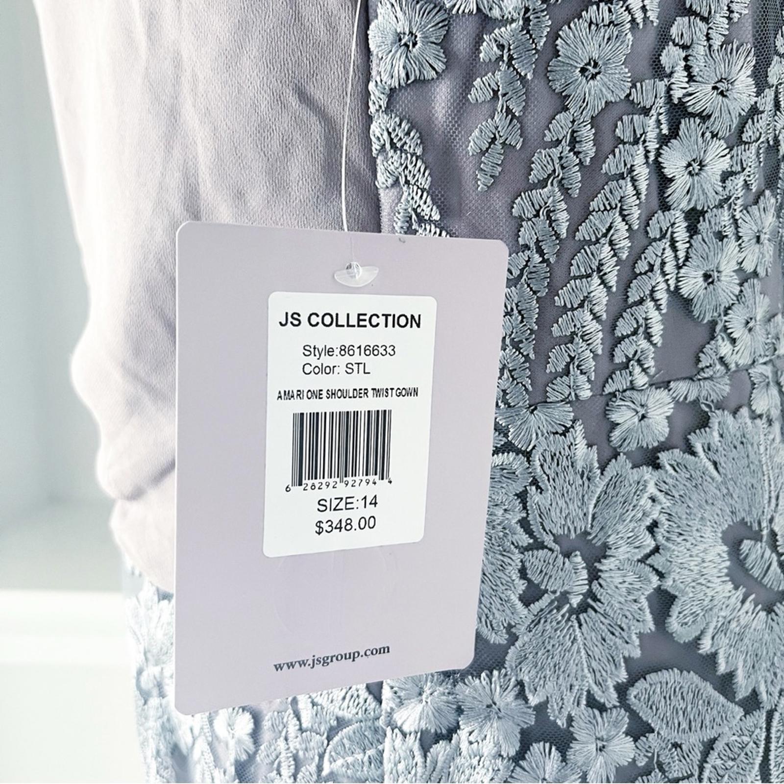 JS Collections Amari One Shoulder Twist Gown, Size 14 with Tag, Retail $348