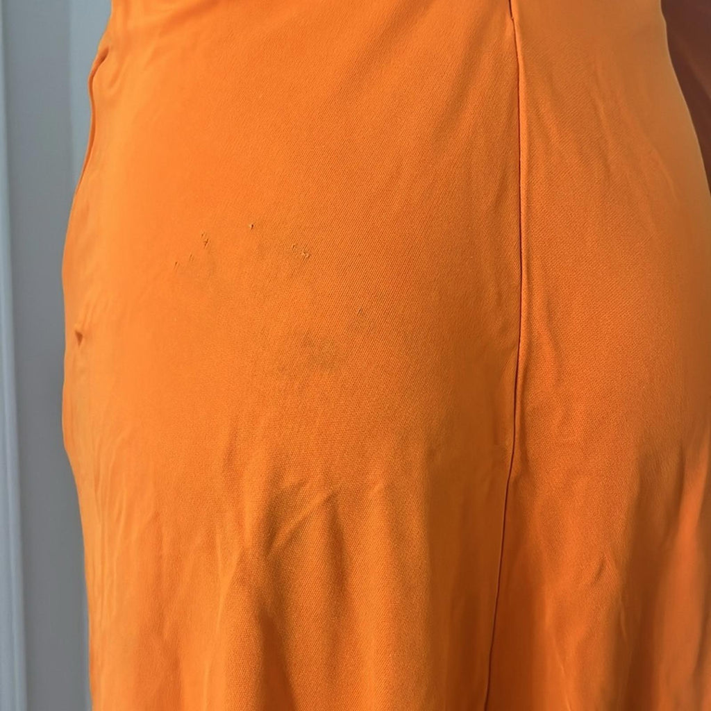 Victoria Beckham Dress in Burnt Orange, Size UK8 US4 Retail $1350