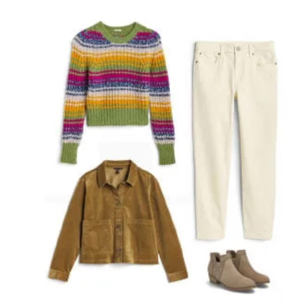 NEW MOTHER The Inset Puff Sleeve Jumper Sweater, Size L New w/Tag Retail $325