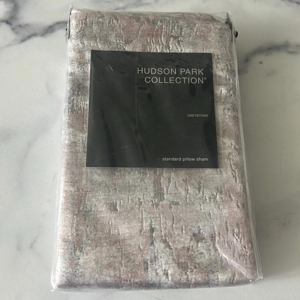 Hudson Park Collection Greystone Standard Pillow Sham, NWT Retail $135